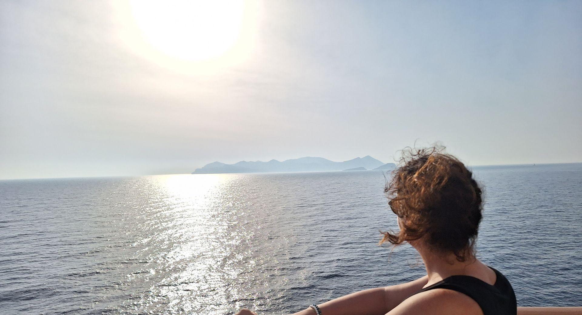 Ferry en direction de Sifnos